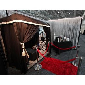 This is our Black Curtain Booth
