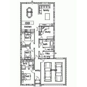 3 bedroom design and study