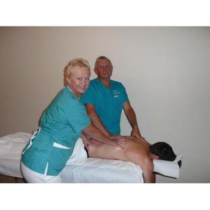 Session of massage therapy
