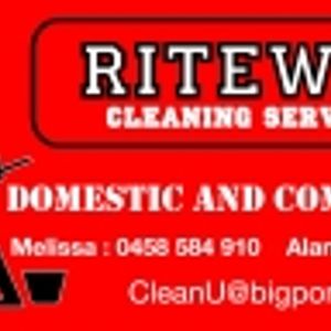Logo for Commercial Cleaning Canberra RITEWAY Cleaning Services