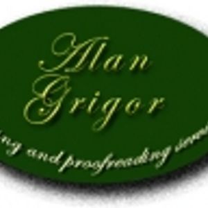 Logo for Alan Grigor Editing and Proofreading Service