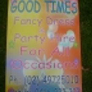 Logo for Good Times Fancy Dress and Party Hire