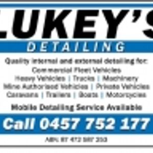 Logo for Lukeys Car Detailing Rockhampton