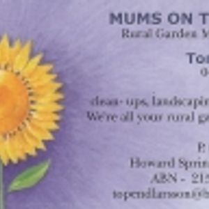 Logo for Mums on the Run Gardening NT Irrigation