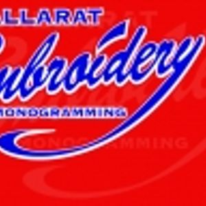 Logo for Promotional Clothing BALLARAT EMBROIDERY