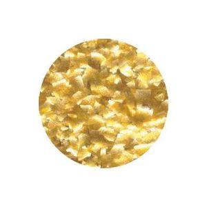 Edible metallic gold glitter - 28gm jar.  These glitter flakes are great for decorating your cakes, cupcakes and chocolates for a sparkly finish