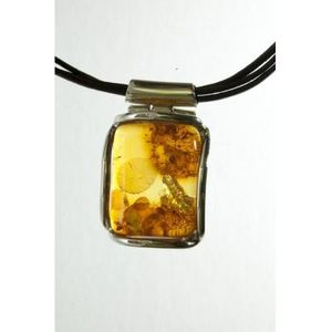 Baltic Amber , Sterling Silver 