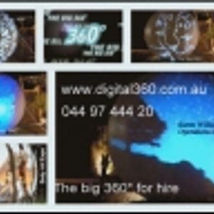 Logo for Inflatable Projection Screens Brisbane