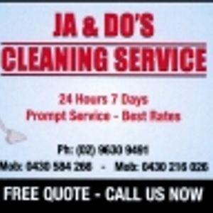 Logo for JA & DO'S Cleaning Service
