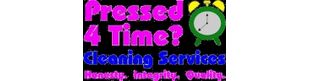 Pressed 4 Time Cleaning Services Logo