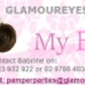 Logo for Glamoureyes Beauticians