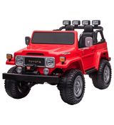 Licensed Toyota FJ-40 Electric Kids Ride on Car by Kahuna Red
