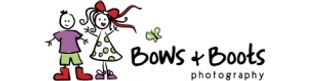 Children's Photographer Toowoomba by Bows and Boots Photography Logo