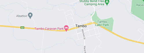 Map showing the location of Longhorn Transport Pty Ltd in Tambo, QLD 4478