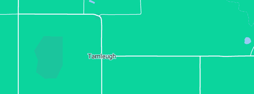 Map showing the location of Abandoned Quarry in Tamleugh, VIC 3669