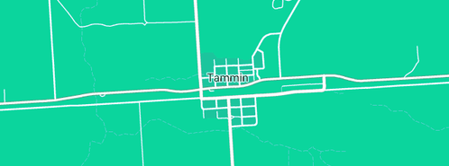 Map showing the location of Shahs Stud in Tammin, WA 6409