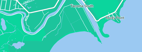Map showing the location of Webber in Tacoma South, NSW 2259