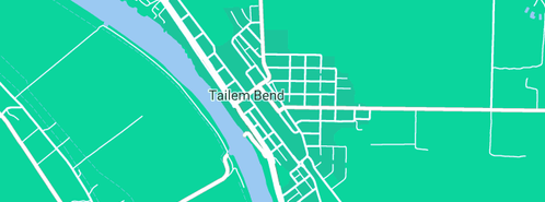Map showing the location of Tailem Bend School Community Library in Tailem Bend, SA 5260
