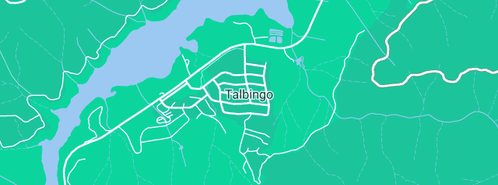 Map showing the location of Talbingo Library in Talbingo, NSW 2720