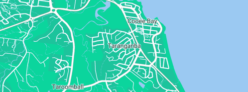 Map showing the location of UTOPIA LASH CO in Taranganba, QLD 4703