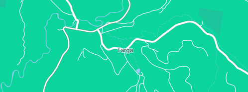 Map showing the location of Mountain Stream Fishery in Targa, TAS 7259