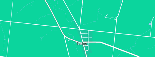 Map showing the location of Tarlee Bowling Club in Tarlee, SA 5411