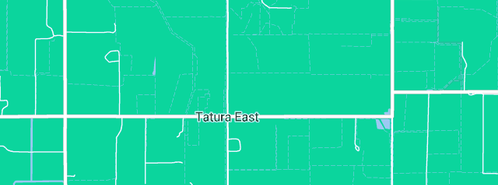Map showing the location of Bhatti Fruit in Tatura East, VIC 3616