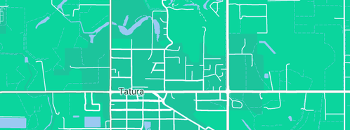 Map showing the location of True Blue Accounting in Tatura, VIC 3616