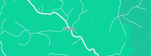 Map showing the location of Camden Dam in Tayene, TAS 7259