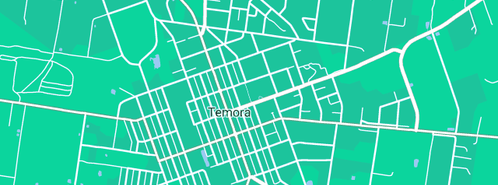 Map showing the location of Temora Holden in Temora, NSW 2666