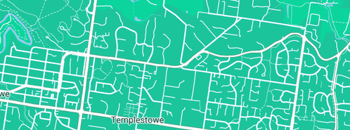 Map showing the location of Mediawave in Templestowe, VIC 3106