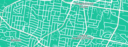 Map showing the location of Dietetic Weightloss & Sports Nutrition in Templestowe Lower, VIC 3107
