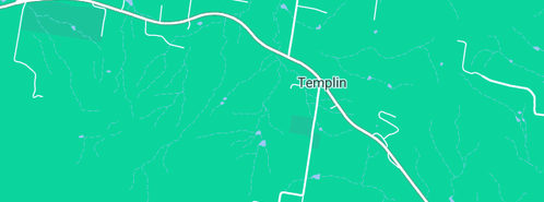 Map showing the location of Poelitz R W in Templin, QLD 4310