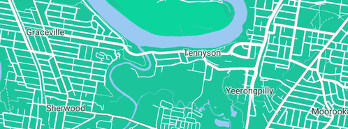Map showing the location of Now'n'f'Ever in Tennyson, QLD 4105