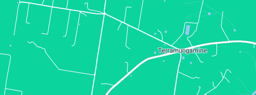 Map showing the location of Pinerock Garlic in Terramungamine, NSW 2830