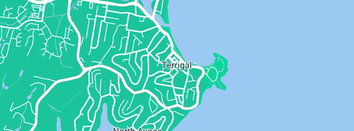 Map showing the location of Terrigal Tree Care in Terrigal, NSW 2260