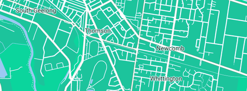 Map showing the location of Stephen Pratt Memorials PTY Ltd. in Thomson, VIC 3219