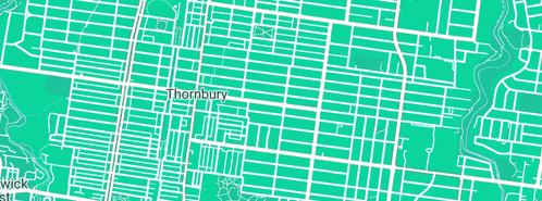 Map showing the location of BDM Electrical Service in Thornbury, VIC 3071