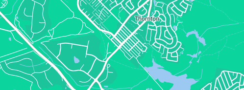 Map showing the location of Printing People in Thornton, NSW 2322