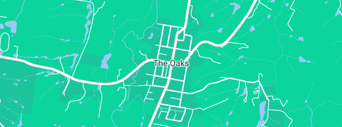 Map showing the location of The Oaks Farm Supplies in The Oaks, NSW 2570