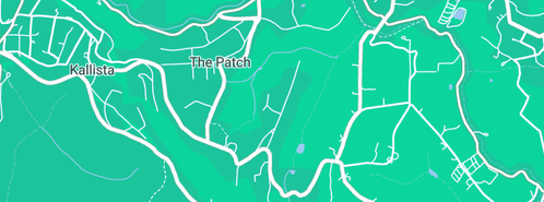 Map showing the location of The Patch Primary in The Patch, VIC 3792