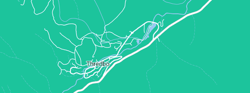 Map showing the location of Thredbo Ski Racing Club in Thredbo, NSW 2625