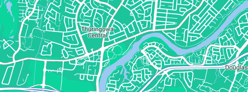 Map showing the location of WFT in Thuringowa Central, QLD 4817