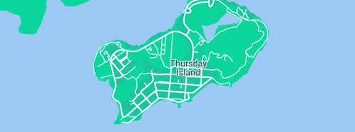 Map showing the location of Torres Strait Island Regional Council in Thursday Island, QLD 4875