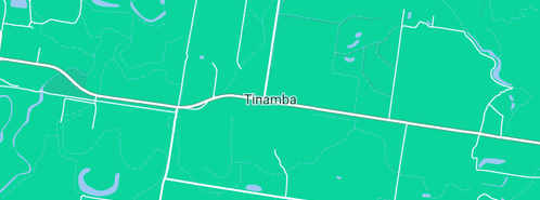Map showing the location of Tinamba Tavern in Tinamba, VIC 3859