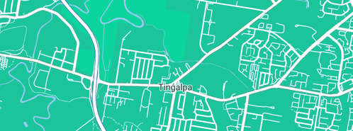 Map showing the location of Muscle Nation in Tingalpa, QLD 4173