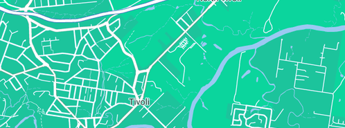 Map showing the location of B P Tivoli in Tivoli, QLD 4305