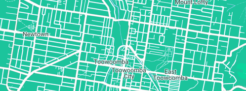 Map showing the location of PLS Printer Services in Toowoomba, QLD 4350