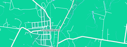 Map showing the location of Caboonbah Homestead in Toogoolawah, QLD 4313