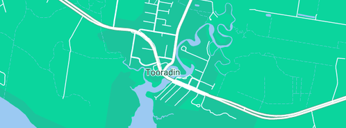 Map showing the location of Skydive Melbourne in Tooradin, VIC 3980